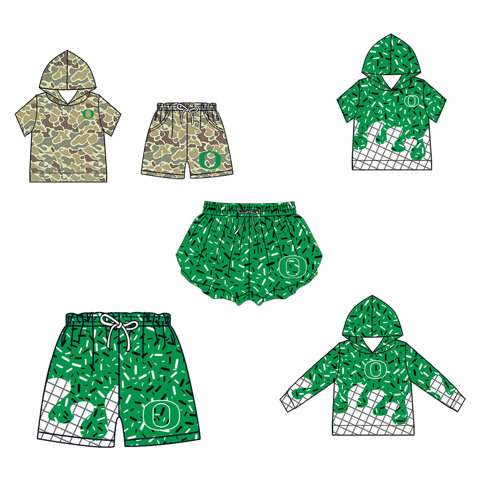 ( Moq 5 Each Style ) Baby Boys Girls Toddler Sibling Shorts Shirts Set Team Drip Sprinkles Clothes