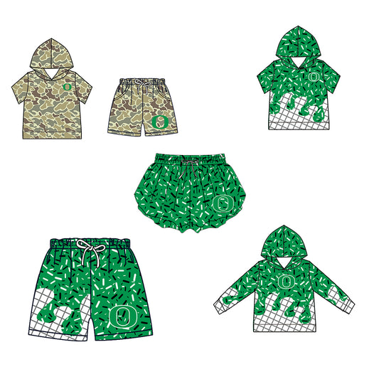 ( Moq 5 Each Style ) Baby Boys Girls Toddler Sibling Shorts Shirts Set Team Drip Sprinkles Clothes