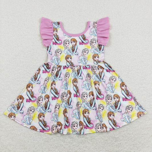 GSD0762 Baby Girl Short Sleeves Princess Dress