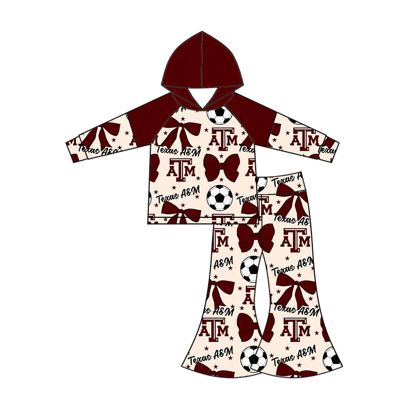 ( Moq 5 each style ) Baby Girl Toddler Team Bows ‌Soccer‌ Sibling Romper Dress Set 6.14