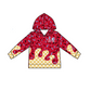 ( Moq 5 each style ) Baby Boy Girl Team Cheer Sibling Shirt Red Blue Bows Dress Set 8.13