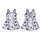 ( Moq 5 each style ) Baby Girl Team CK Bows Sibling Dress Set 5.21