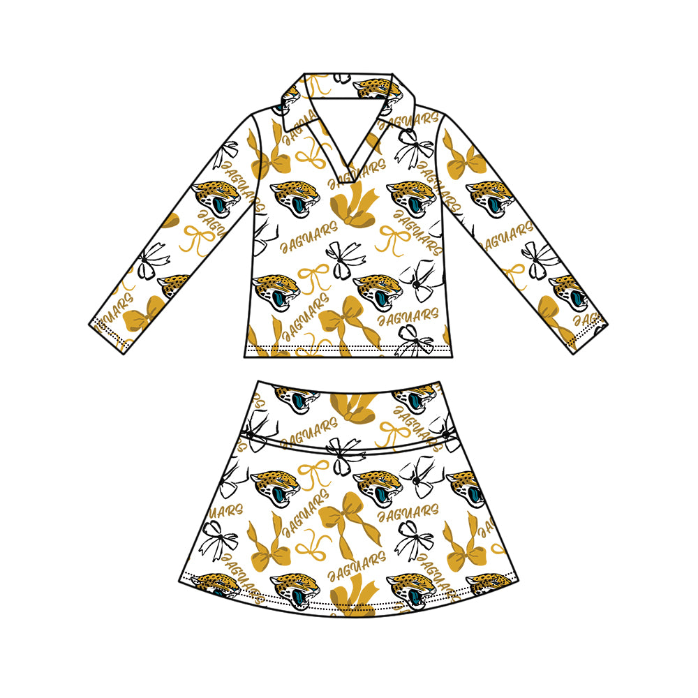 ( Moq 5 Each Style ) Sibling Baby Girls Kids Bows Team Shirt Sets Clothes