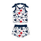 ( Moq 5 each style ) Baby Girl Toddler Team Bows Sibling Romper Dress Set 7.10