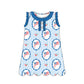 ( Moq 5 Each Style ) Sibling Baby Girls Kids Bows Flags Flower 4th of July Knee Length Dresses