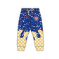( Moq 5 each style ) Baby Boy Girl Team Sibling Pants Set 8.8