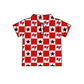 ( Moq 5 Each Style ) Baby Boys Girls Toddler Flags Bows Team Sibling Shorts Dress Shirt Red Set Clothes