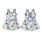( Moq 5 each style ) Baby Girl Team GS Bows Sibling Dress Set 5.16