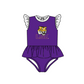 ( Moq 5 Each Style ) Baby Boys Girls Kids Team Sibling Purple Jumpsuits Sets Swimsuits