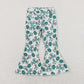 P0414 Easter Baby Girl Cross Leopard Denim Jeans Bell Pants