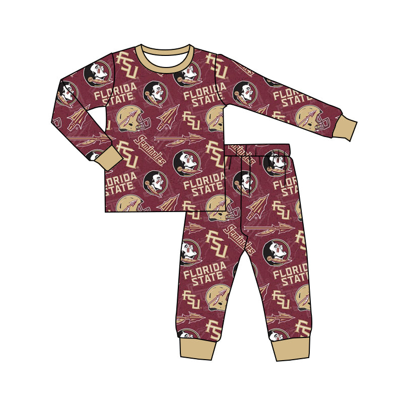 Baby Boy Long Sleeves Pants  Kids Team Pajamas Set