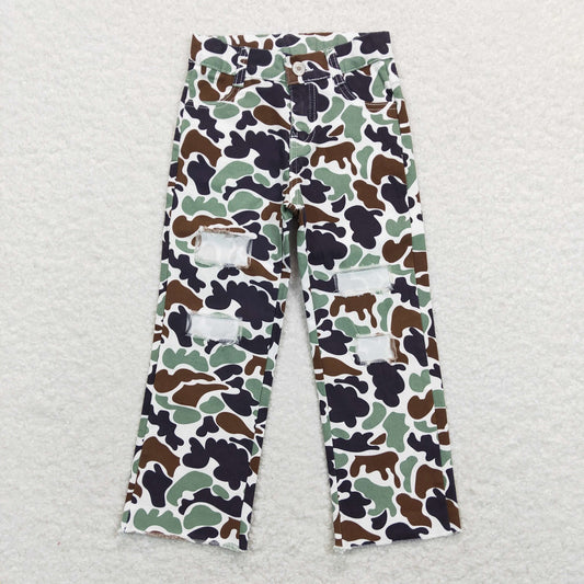 P0413 Baby Boy Camo Denim Jeans Pants