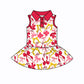 ( Moq 5 each style ) Baby Girl Team A Bows Sibling Dress Set 5.17