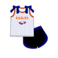 ( Moq 5 Each Style ) Sibling Baby Girls Kids Bows Team Shirt Sets Clothes
