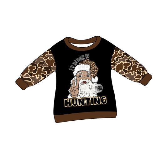 Baby Kids Camo Long Sleeves Santa Hunting Shirt