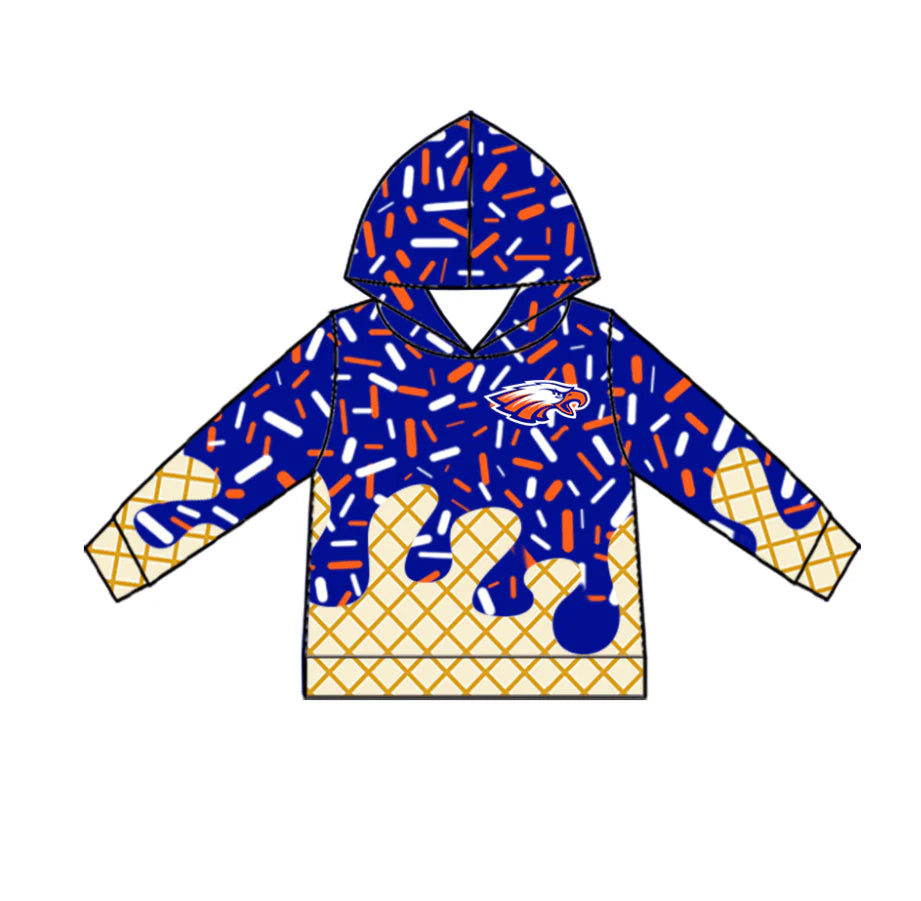 ( Moq 5 each style ) Baby Boy Team Sibling Eagles Drip Shorts Shirt 7.22