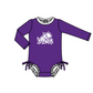 ( Moq 5 Each Style ) Baby Boys Girls Kids Team Sibling Jumpsuits Purple Sets Swimsuits