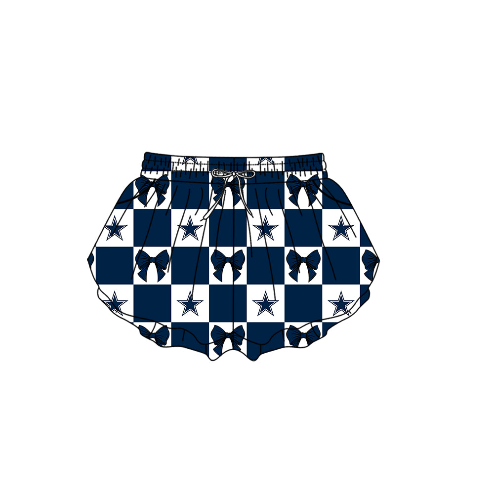 ( Moq 5 Each Style ) Baby Boys Girls Toddler Stars Bows Team Sibling Shorts Dress Sets Clothes