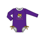 ( Moq 5 Each Style ) Baby Boys Girls Kids Team Sibling Purple Jumpsuits Sets Swimsuits