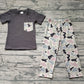 Baby Boy Pocket Cotton Shirt Ducks Camo Pants Set