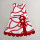 Baby Girls Kids Baseball Red Bows Shorts Knee Length Yoga Active Dress RTS