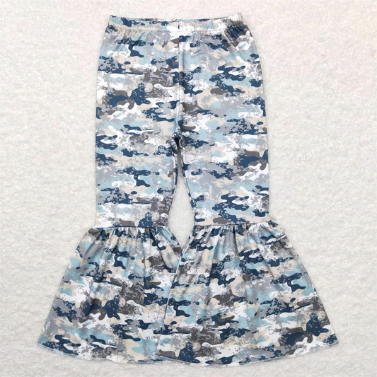 P0390 Baby Girl Camo Bell Bottom Pants