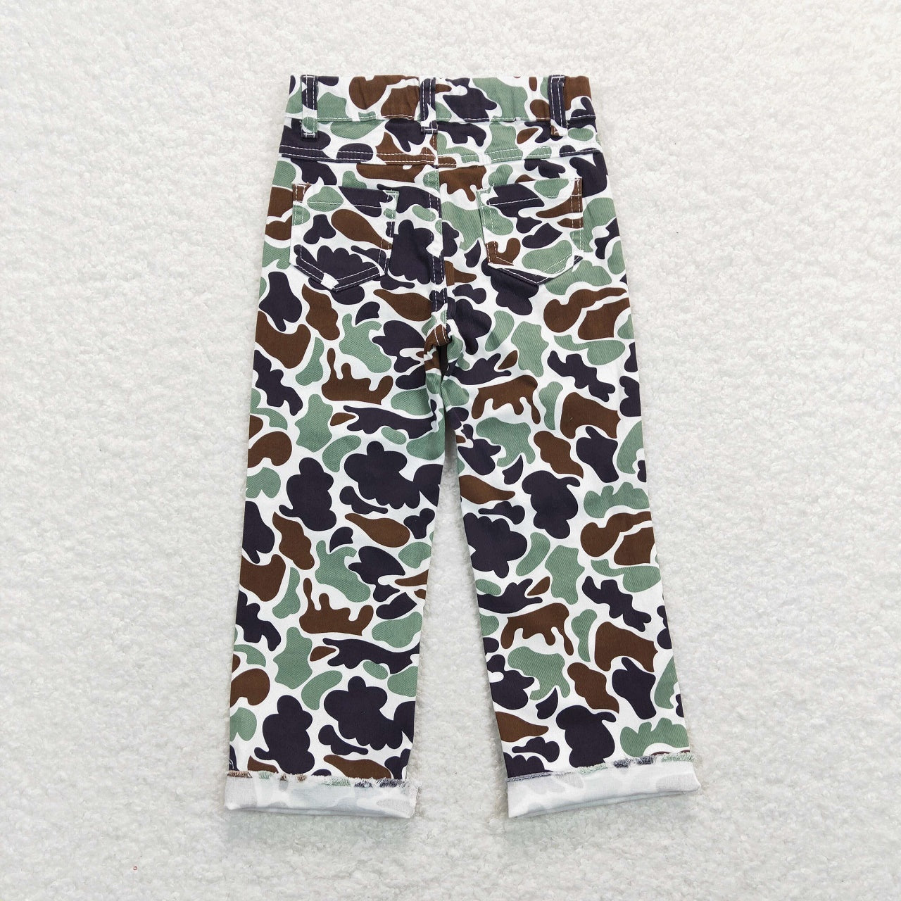 P0413 Baby Boy Camo Denim Jeans Pants