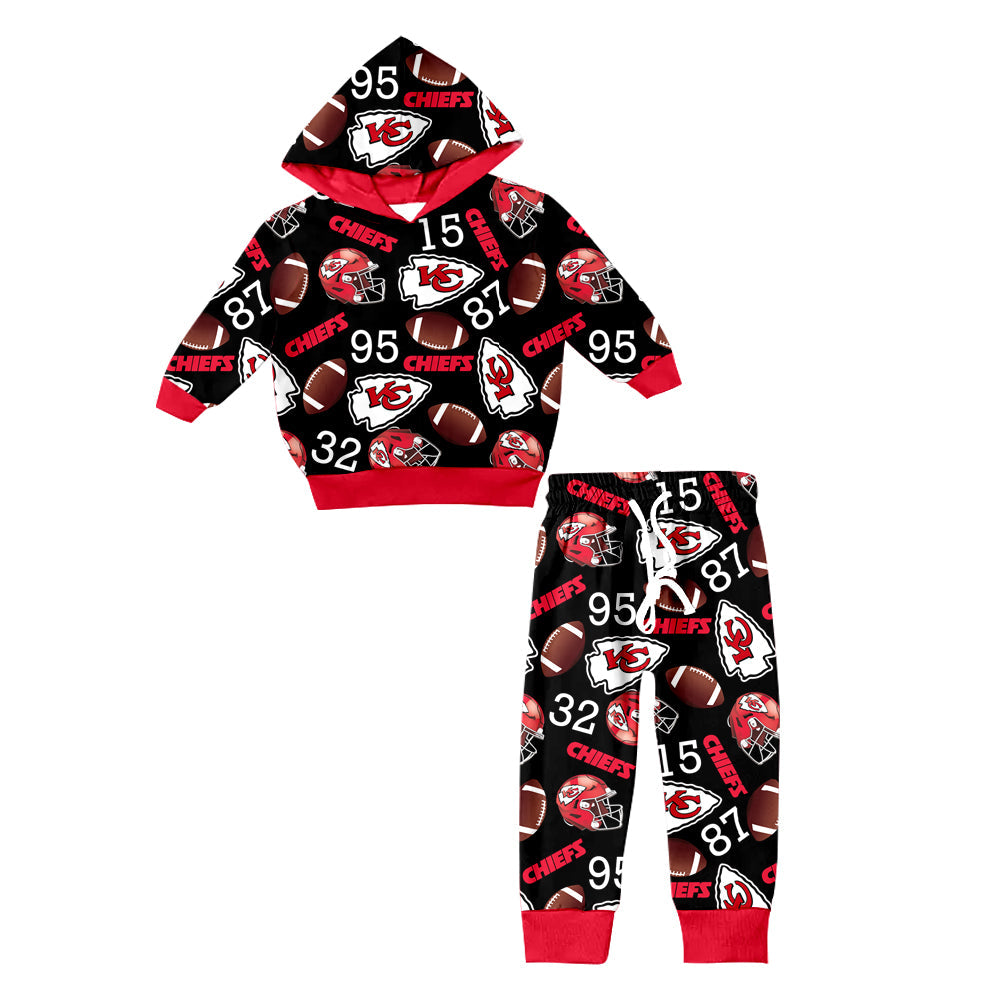 Baby Girl KC Pocket Hoodie Shirt Pants Team Clothes Set