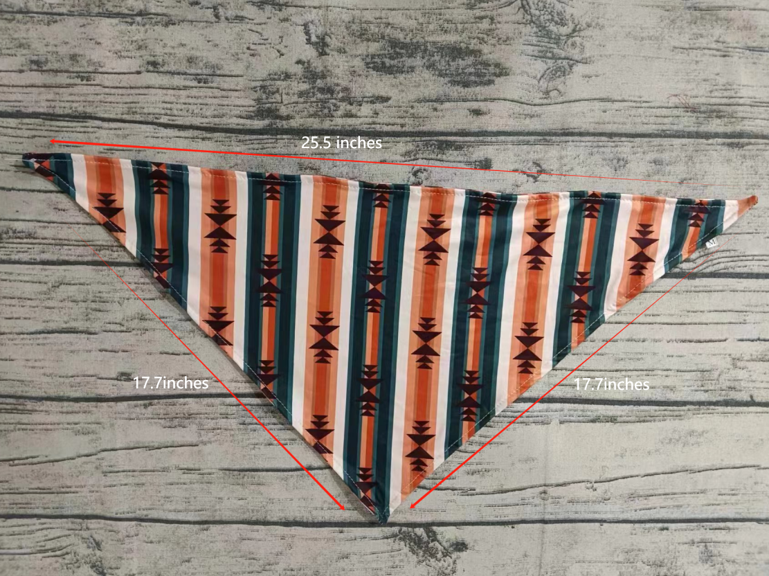 Customizable Dog Aztec Bandage Scarf