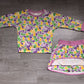 ( No moq ) Preorder Baby Girls Kids Long Sleeves Shirt Deer Camo Skirt Shorts Mardi Gras Set
