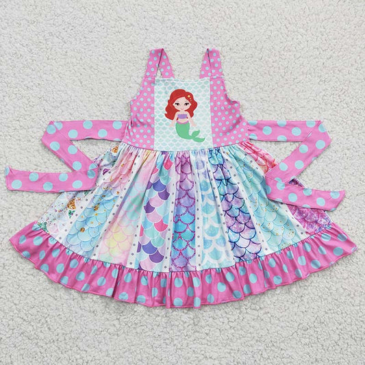 Promotion C1-8 Baby Girl Mermaid Twirl Dress