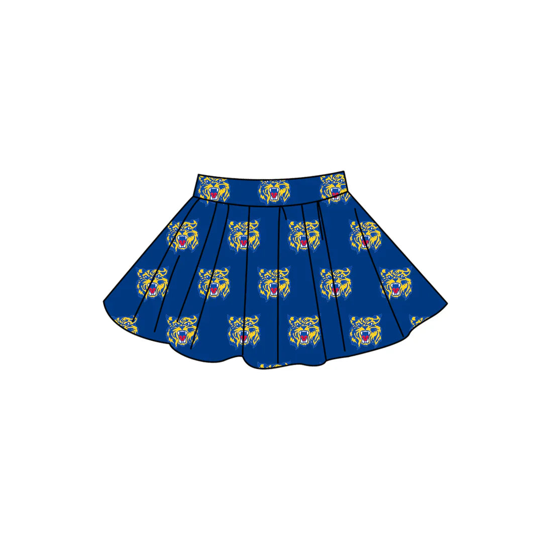 ( Moq 5 each style ) Sibling Kids Girls Adult Women Tigers  Skorts Bottoms Mom and Me Team Clothes