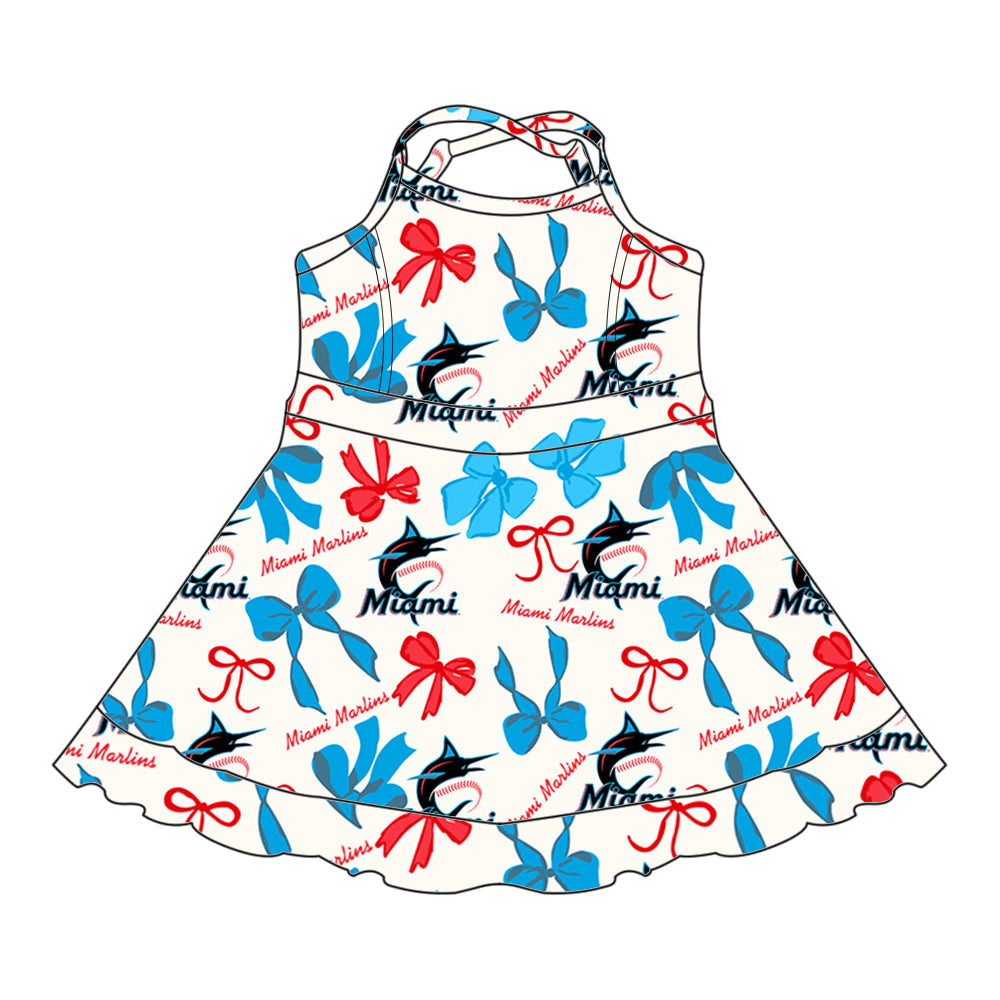 ( Moq 5 each style ) Baby Girl Team Bows Sibling Dress Set 5.22