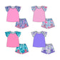 Baby Girl Short Sleeves Flower Sibling Set ( Moq 5 Each Style ) 2.13