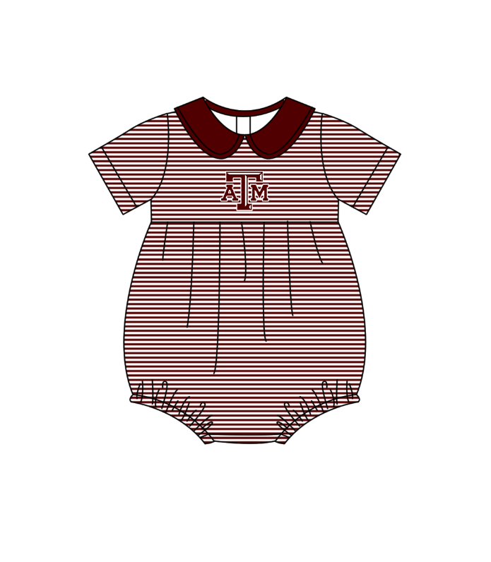 ( Moq 5 Each Style ) Baby Boys Girls Kids ATM Stripes Team Sibling Rompers Sets