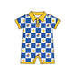 ( Moq 5 Each Style ) Baby Boys Girls Toddler Bows Blue Plaid Team Sibling Shorts Dress Sets Clothes
