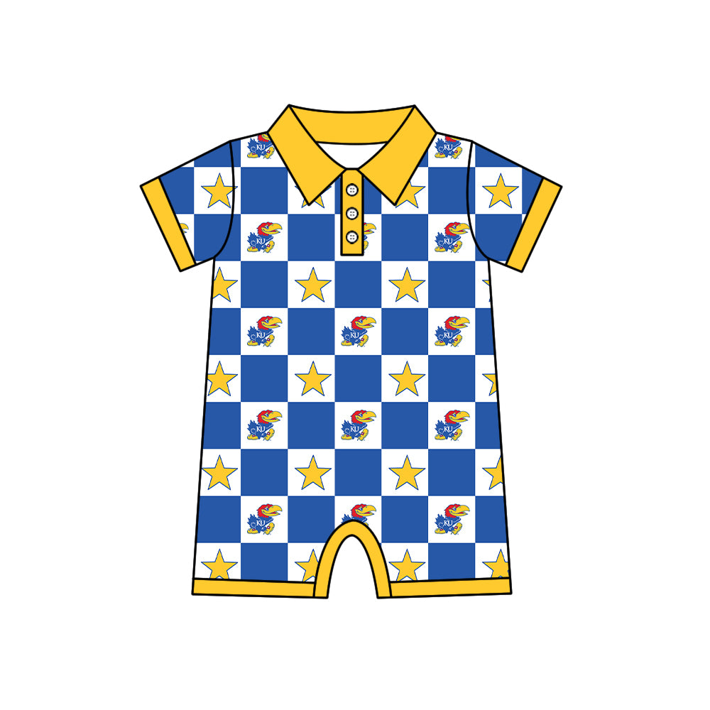 ( Moq 5 Each Style ) Baby Boys Girls Toddler Bows Blue Plaid Team Sibling Shorts Dress Sets Clothes