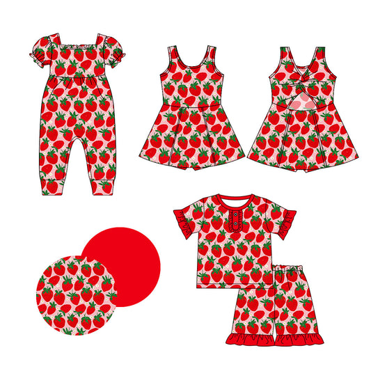 Baby Girl Crawfish Sibling Romper Dress Set ( Moq 5 Each Style ) 1.2