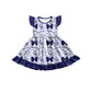( Moq 5 each style ) Baby Boy Girl Toddler CR Team Bows Sibling Shirt Dress Set 6.20
