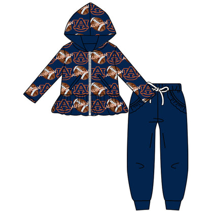 ( Moq 5 each style ) Baby Boy Girl Team Football Sibling Shirt Dress Set 8.19