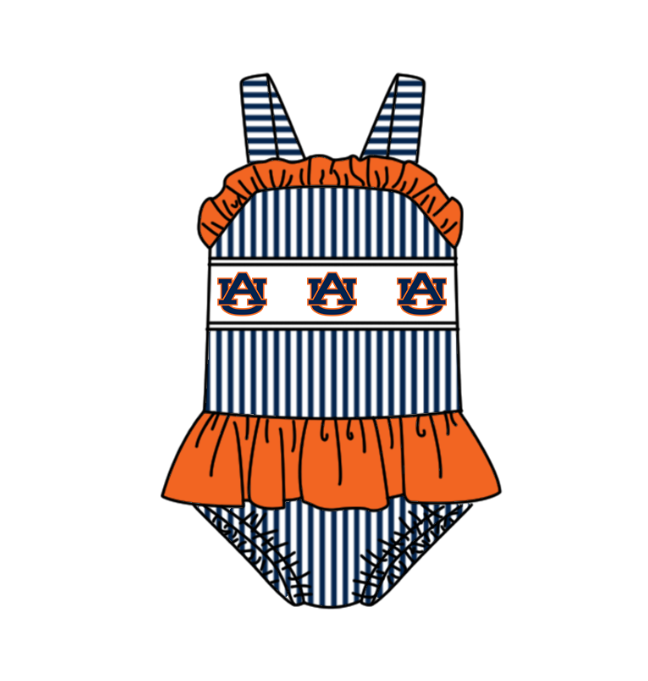 ( Moq 5 Each Style ) Baby Boys Girls Sibling Team Sets Swimsuits Football Clothes