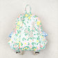 Baby Girl Flower Blue Plaid Backpack Bags