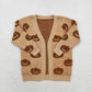 Baby Girl Fall Pumpkins Long Sleeves Sweater Coat