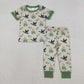 Baby Boys Shorts Sleeves Ducks Shirt Pants Hunting Set Green Pajamas RTS