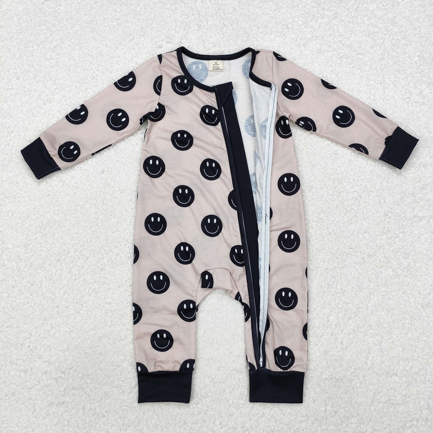 Baby Boy Fall Smile Long Sleeves Romper