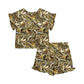( Moq 5 Each Style ) Sibling Baby Girls Kids Short Sleeves Camo Shirts Shorts Summer Sets