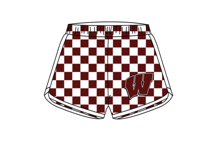 ( Moq 5 Each Style ) Baby Boys Girls Toddler W Plaid Sibling Shorts Sets Team Clothing