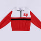 ( Moq 5 Each Style ) Sibling Baby Girls Kids Red Bows Team Shirt Sets Clothes
