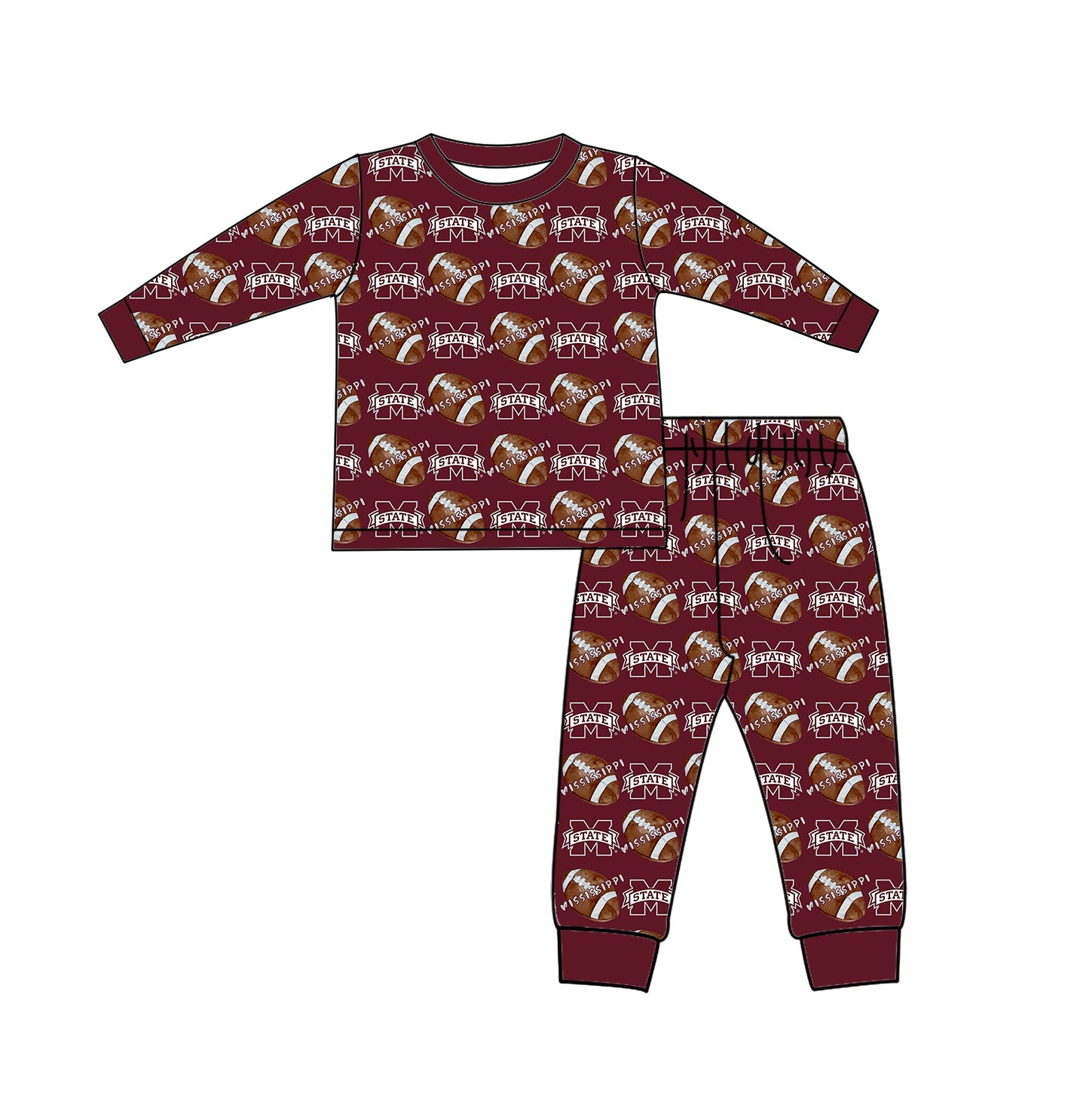 ( Moq 5 each style ) Baby Boy Girl Team Sibling Football Dress Pants Set 8.20