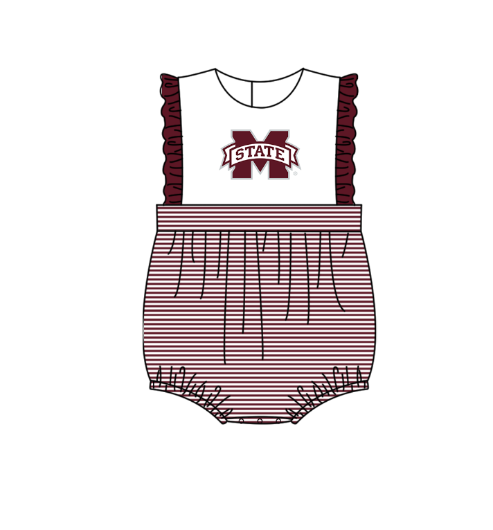 ( Moq 5 Each Style ) Baby Boys Girls Kids M Stripes Team Sibling Rompers Sets
